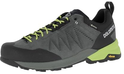 Dolomite Crodarossa Leather GTX Ms Zustiegsschuhe Silver Green/Lime Green UK 10,5 - EU 45