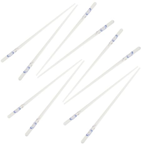 PRETYZOOM Palillos Chinos de Cerámica Diseño de Flor Azul, Antideslizantes, Reutilizables, 5 Pares para Hogar y Restaurante, Utensilios de Cocina Resistentes y Ecológicos