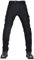 CFlong Motociclista para Mujeres Hombre con Tejido de Resistente a la abrasión Pantalón Vaquero de Motocross para Moteros Armadura Protectora (Negro,L)