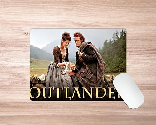 TusPersonalizables Mauspad mit Aufdruck von Outlander Sam und Catriona