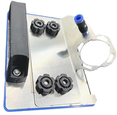 Winkelschleifer Aufsätze, Plaste-Ring Tools Winkelschleifer Halter Winkelschleifer Ständer für Fliesen 45° Fasenschneiden Edelstahlschleifer Universal Anfashalterung Dedizierte Schneidhalterung