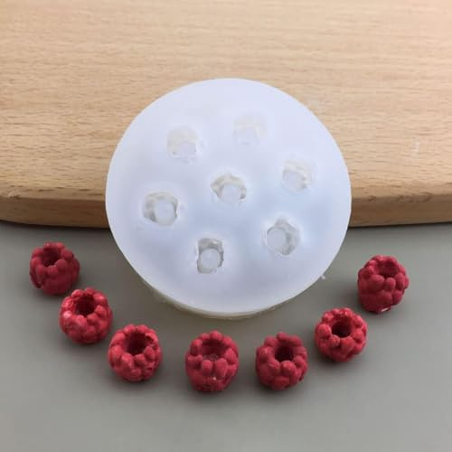 White Molds for Cupcakes Topper Decorating Blueberry Raspberry Icecube Silicone Mold,Fondant Cake Decorating Molds,Baking Tools,Chocolate Candy Making Mold,Pastry and Baking Molds,Making Supplies