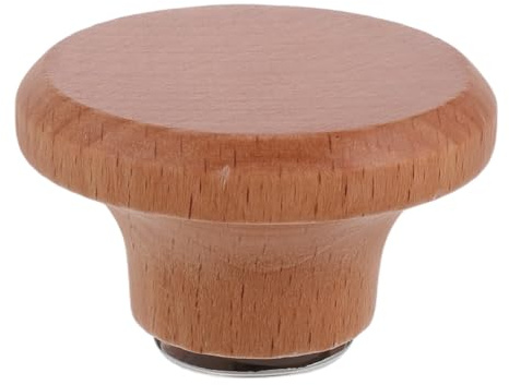 Mobestech Bouton De Couvercle De Casserole En Bois Bouton De Remplacement Pour Couvercles De Casseroles Et Poêles Poignée Supérieure Multifonctionnelle Pour Marmites Et Ustensiles De Cuisine 1 Pièce