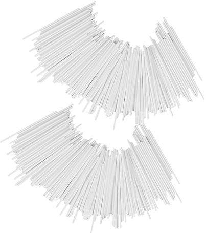 HOLIDYOYO 200piezas Palitos Para De Alimenticio De Lollipop Para Decoración De Tartas y Para Chocolates y