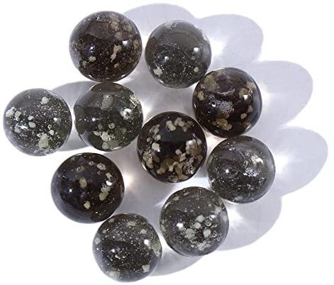 Leuchtende Glaskugeln, 12 mm, Spiel-Flippermaschine, Rinder, kleine Murmeln, Glasmurmeln, springende Kugel, Aquarium-Dekoration, Flipper-Maschine (grau)
