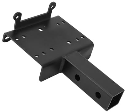 Plaque de Montage pour Treuil de VTT, Support de Treuil en Métal, Résistance à la Rupture 8T, Support D'attelage pour VTT, UTV, équipement de Jardinage