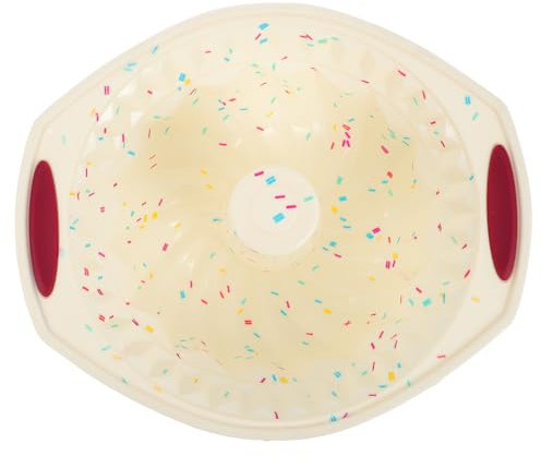 CHICAMPERA Stampo per Torta Savarin Design a Spirale in Silicone Antiaderente Resistente e Facile da Sformare Colore Casuale per Panetteria Professionale e Uso Domestico