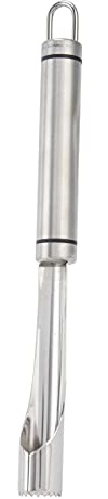 Vide-fruits en acier inoxydable | Fixation murale pour un rangement pratique | Outil de carottage multifonctionnel pour fruits/poires/pommes de terre | Résistant au ternissement