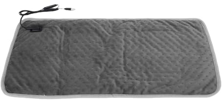 Fabater Haustiere Heizkissen, Tragbar, Verstellbar, für Hunde und Katzen, Wärmematte für Camping, Zuhause, Büro, Weiche USB-elektrische Haustier-Heizdecke (Grey)