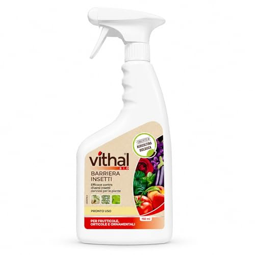 NaturePro - Spray Vithal per Piante, Barriera protettiva da insetti 750 ml – Spray Insetticida, Repellente Naturale, Elimina afidi, Acari, Tripidi. A base di estratto di ortica