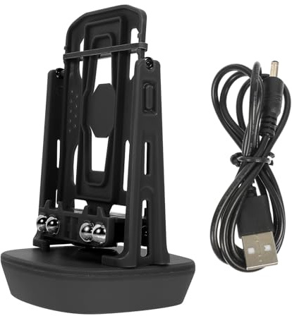 Pedometro Cellulare Automatico Silenzioso in Plastica e Ferro Nero | Alimentazione Usb, per Ufficio e Negozio, Accessorio Pratico per Telefono, Uomo e Donna