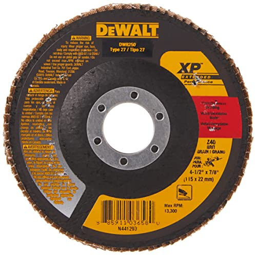 DeWalt DW8250 - Disco con aletta da 40 g, 40 g