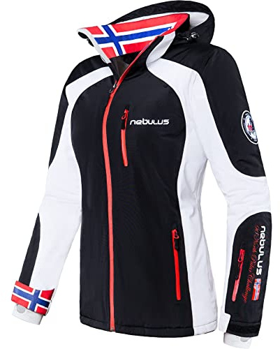 Nebulus Skijacke Davos - Chaqueta de esquí para Mujer, Color Negro, Talla L