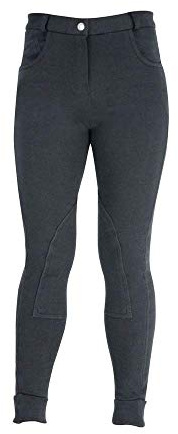 HyPERFORMANCE Childrens/Kids Melton Jodhpurs (24in) (Black)