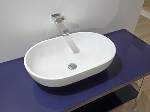 Flaminia Pass 62X40 h16 lavabo ovale d'appoggio