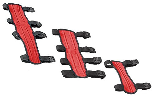 elToro Armschutz Curdora Sport Unterarmschutz mit Clip-Verschluss | 4 Streben, Schutz für Bogenschießen Armschoner Recurvebogen Compoundbogen