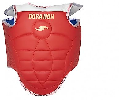 Dorawon, Plastron de Taekwondo Seoul, Rouge et Bleu