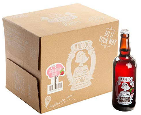 Maeloc Sidra con Fresa - 12 botellas x 500 ml