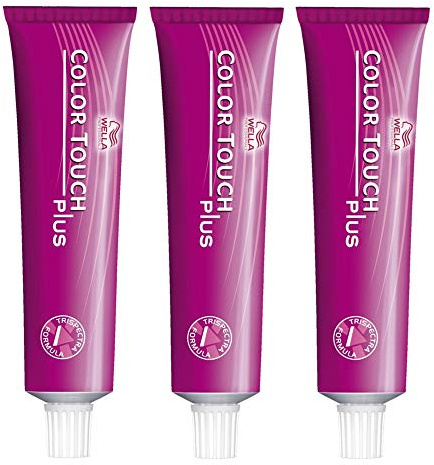Wella Professionals Wella Professionals Color Touch Plus 66/07 Dunkelblond Intensiv Naturbraun 60 ml 3er Set