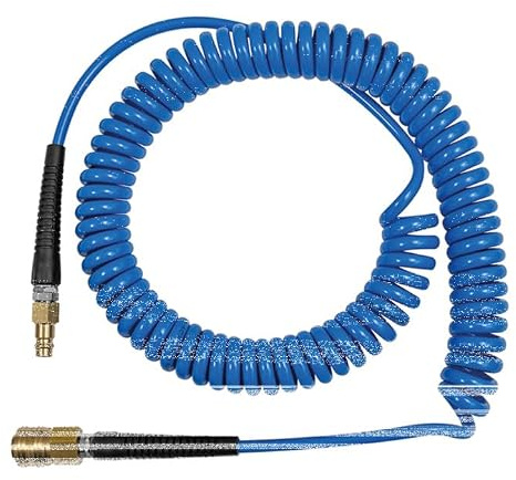 RIEGLER 158176-SP8750PUSK Spiralschlauch-Standardkupplung-Set, PU, Schlauch-ø 8x5, 7,5 m, 1Stk
