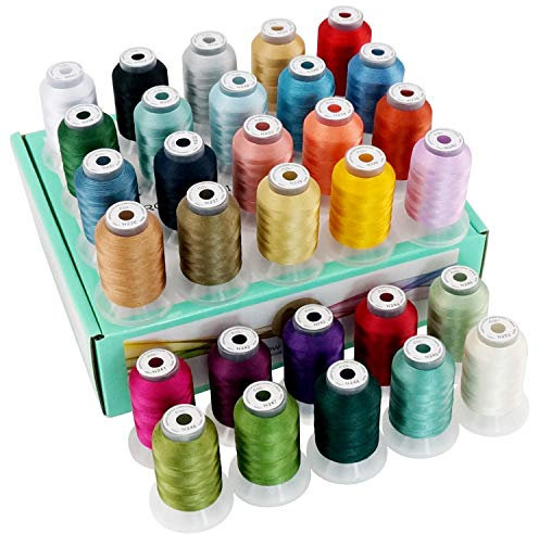 New brothread 30 Neue Janome Farben Polyester Maschinen Stickgarn 500M (550Y) - Sortiment 2