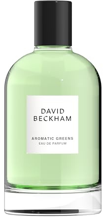 David Beckham Aromatic Greens Eau de Parfum 3.3 fl oz (Pack of 1), Notes of Lemon, Green Apple, and Cedarwood, Men's Fragrance, Long Lasting, Everyday Fragrance, Travel Size