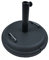 MaxxGarden - Pied de Parasol (22kg) - Pied de Parasol Balcon avec béton - Pied de Parasol pour parasols en Porte-à-Faux avec Support de Tube réglable - Pied de Parasol en Plastique - NOI