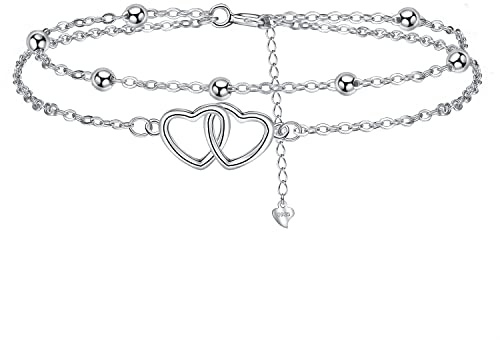 J.MUEN Damen Armbänder Silber 925, Geburtstag Muttertag Weihnachten Geschenk für Mama Ehefrau Freundin