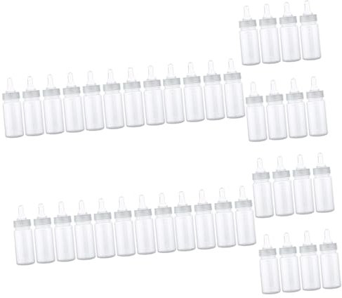 ibasenice 40 Stk Nuckelflasche Säuglingsflaschen Aufbewahrungsbehälter für Muttermilch Babyflasche Babyfläschchen aus Kunststoff Milchflasche für Babys Flaschen- pp Flasche neugeboren