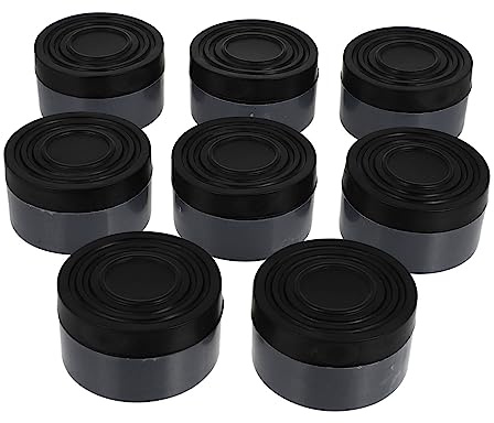 Hohopeti 16stücke Kunststoff-unterlegscheiben Runde Antivibrations-unterlegscheiben Für Waschmaschine Und Trocknerfüße Vibrationsdämpfend Schwarz