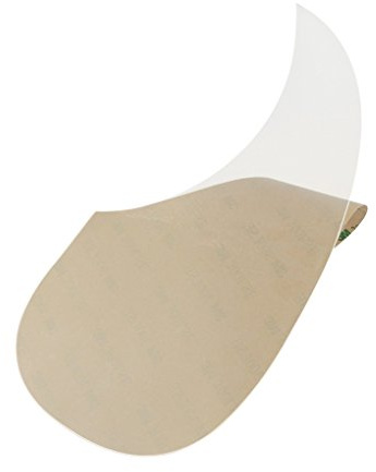 FLEOR Schlagbrett für Akustikgitarre, Comma-Form, selbstklebend, Zelluloidmaterial, transparent