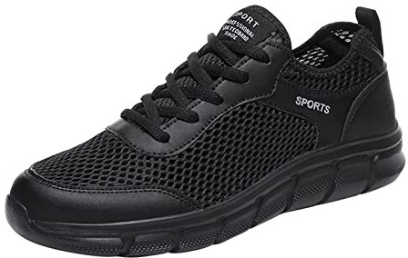 Sportschuhe Herren Fitnessstudio & Athletisch Sneakers Slip on Fitness Gym Mit Luftpolster Leichtweight Atmungsaktiv Tennis Laufschuhe Sportschuhe Jogging Freizeit Fashion Fur Running Walking