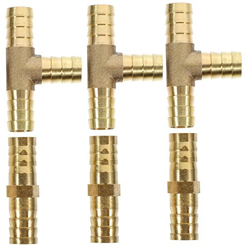 LIGIGWASH 1satz Barb Schlauchverbinder Messingadapter Für Wasser Und Druckluftanwendungen Installieren Löten Für Sanitärprojekte Und