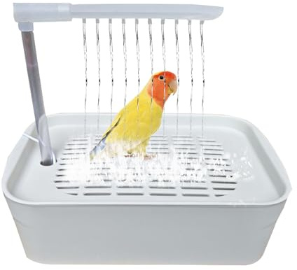Vogel Badehaus Badewanne Wellensittich Badewanne, USB Betriebene Bath Fountain, Vögel Automatische Badewanne, Vogelbadewanne, Wellensittich Dusche, Vogeldusche Mit Zirkulierendem Wasser