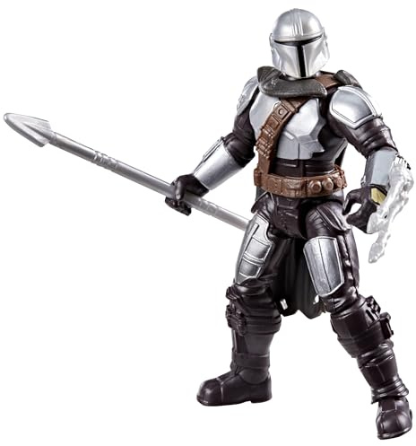 Star Wars ActionVerse Der Mandalorianer Action-Figur (11 cm) & Accessoires, wiederverwendbarer Aufbewahrungsrahmen, Spielzeug für Jungen und Mädchen ab 4 Jahren
