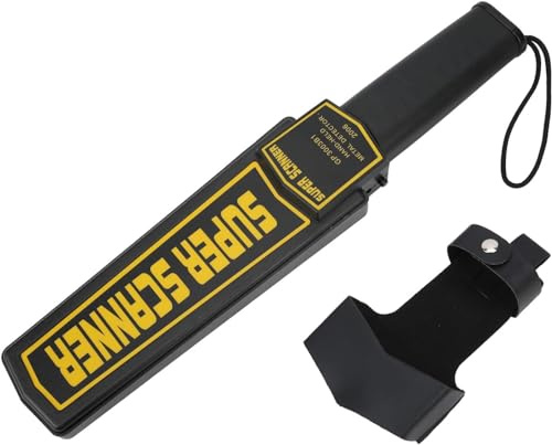 CYTGOUPER GP-3003B1 - Detector de metales de mano, detector de metales de alta sensibilidad, detector de metales portátil para controles electrónicos de seguridad en aeropuertos, puertos