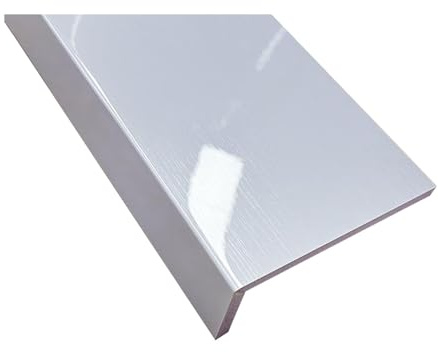 LXBAMKEA Protezione per Davanzale, Impermeabile PVC Copertura per Davanzali per Casa Bagno Cucina Ufficio, Ritagliabile Piastra di Ricambio per Finestre per Bordo Decorativo(E,120x15cm/47.24x5.91in)
