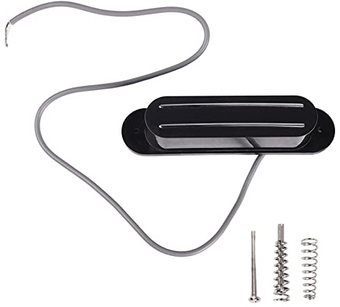 Guitar Hot Rails Pickup Grade Professional Low Noise High Sorping Sound Black Metal Cadre pour la mandoline de guitare électrique et plus de 3,54 x 0,79 x 0,97 pouces