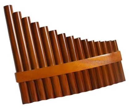 Professionelles Panflöten Blasinstrument Traditionelles Instrument 15 Pfeifen Panflöte In C Oder G Tonart Bass Für Die Linke Hand(15 G left)