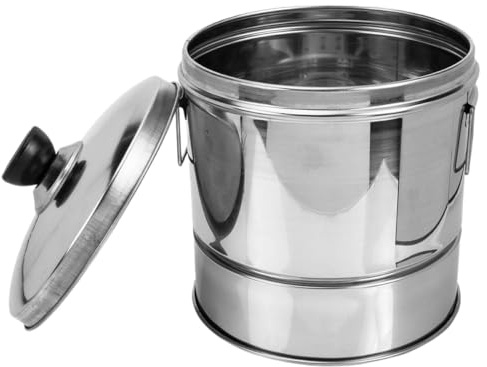 VERDANVERSE Vaporera de Arroz Acero Inoxidable 20 CM para 1-2 Personas, Cubo para Sushi y Cocción al Vapor, Olla Multifuncional Resistente para Cocinar Arroz y Preparar Sushi