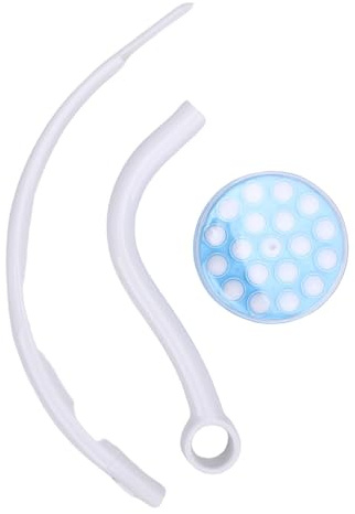 Aplicador y masajeador de loción para espalda con largo y 19 rodillos curvos de masaje, ideal para aplicación uniforme y relajación profunda, fabricado en PP resistente y ligero