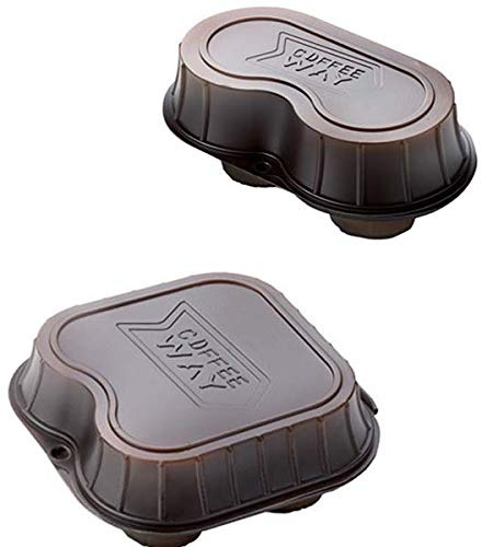 SGWEB professional 60 Contenitori in Plastica per Asporto Caffè Porta 4 Bicchieri Vassoio Rigido per Trasporto Bevande Calde e Fredde Take Away Bar e Ristorazione