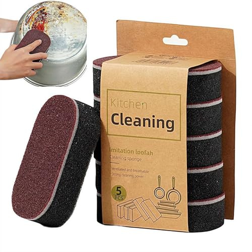 Magic Sponges - Borrador de limpieza, almohadillas de espuma de melamina resistentes, esponja multifuncional de limpieza del hogar para muebles, baño, bañera, fregadero, suelo, zócalo, limpiador de