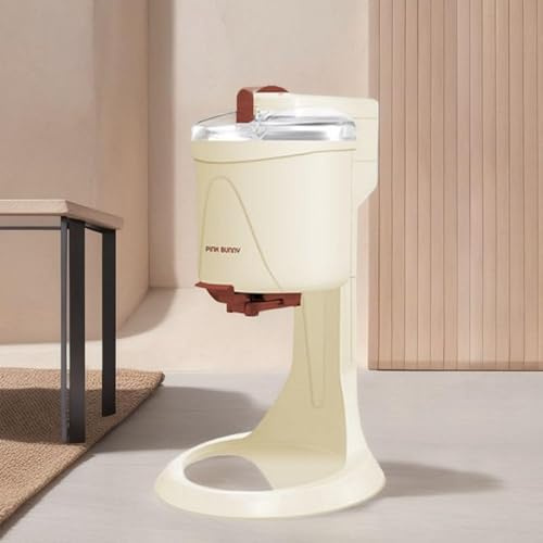 Gelatiera domestica 1L per feste di famiglia e compleanni,sistema di miscelazione,motore silenzioso 20W,preparazione in 10 minuti per gelato artigianale,sorbetto e yogurt gelato senza conservanti