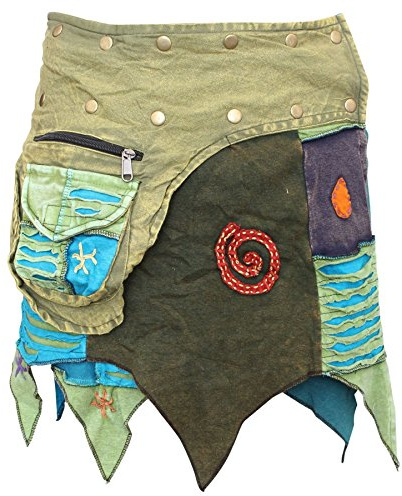 SHOPOHOLIC FASHION Women Hippie Festival Gothic Skirt