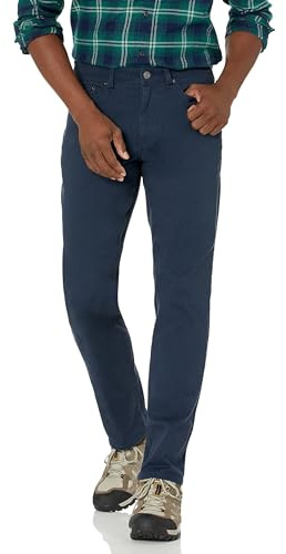 Amazon Essentials Pantalon en Sergé Stretch 5 Poches Coupe Athlétique (Grandes Tailles Disponibles) Homme