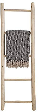 PKline Teak Leiter Dekoleiter Regal Dekoration Wandregal Möbel Wohnzimmer Leiterregal