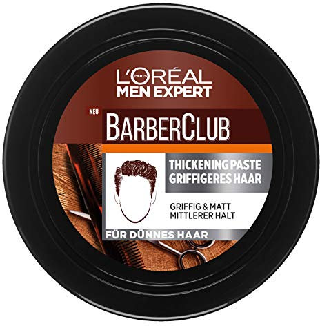 L'Oréal Paris Men Expert Barber Club Thickening Paste Griffigeres Haar, 75 ml