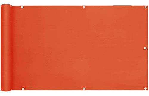Brise Vue Jardin Brise Vue Pas Cher, Protection visuelle, Attaches De CâBle Et Cordons, pour Jardin et Lieu de fête, Piscine, terrasse - Orange 0.7x9.5m