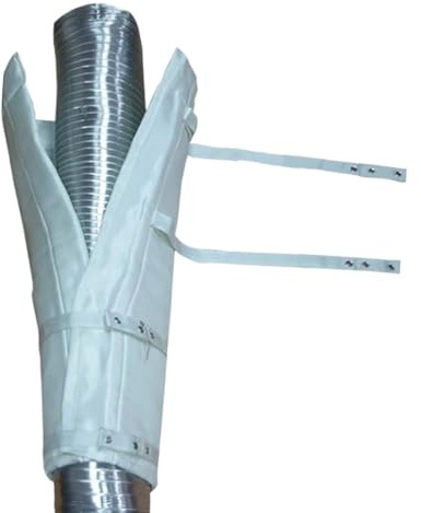 Vitcas Flue Insulation Wrap - Resistant to 550oC 12mm - Entirely Made of e-Glass Materials - Protects from Thermal Shock - Completely Non-Combustible